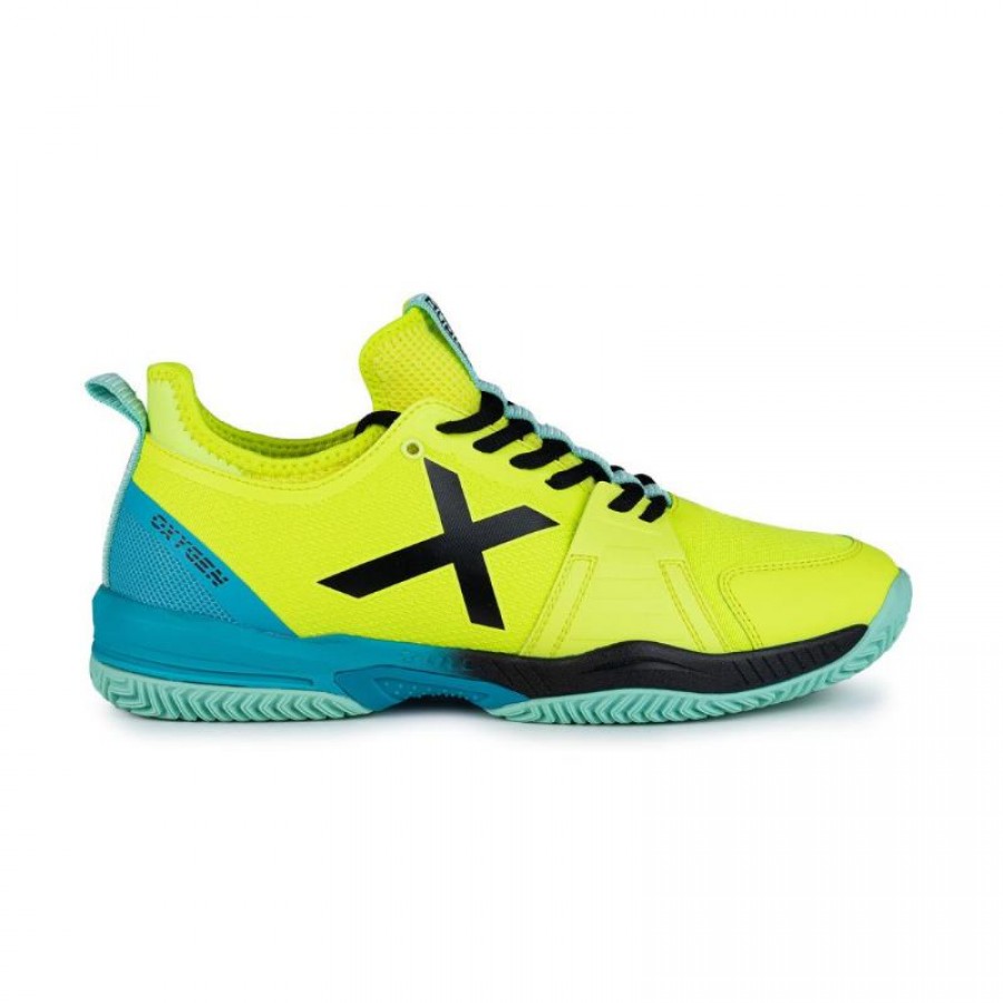 Chaussures Munich Oxygen 45 Jaune Bleu Fluor