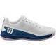 Zapatillas Wilson Rush Pro 4.5 Clay Blanco Azul Mujer