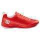 Zapatillas Wilson Rush Pro 4.5 Clay Rojo Blanco