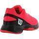 Zapatillas Wilson Rush Pro Rosa Negro Blanco Junior